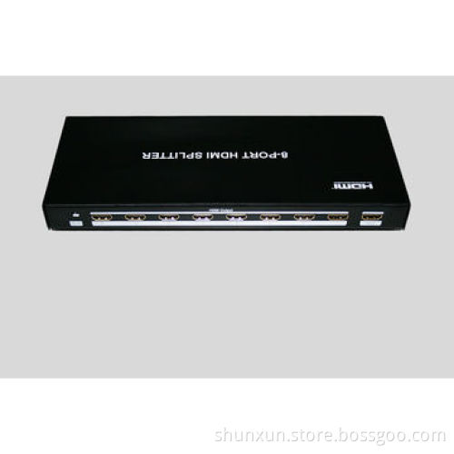 1x8 HDMI Splitter, 1-in-8 Out, Supports 3D at 1,080p
